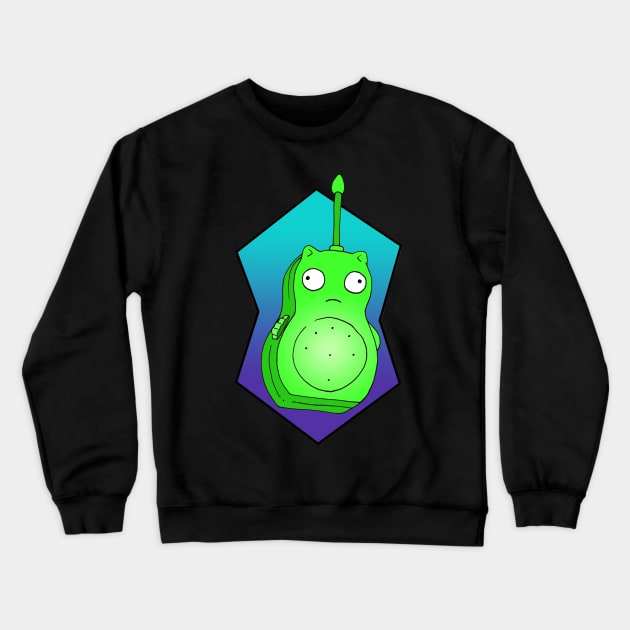 Kuchi Kopi Radio Crewneck Sweatshirt by Luckyponytattoo